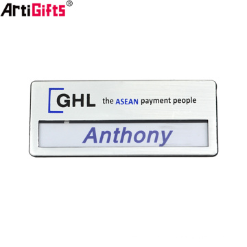 Artigifts Factory Direct Sales Printed Plastic Magnetic Name Badges